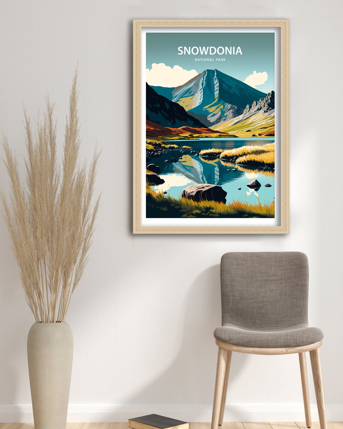 Snowdonia Travel Print Wales Travel Poster - Image 3