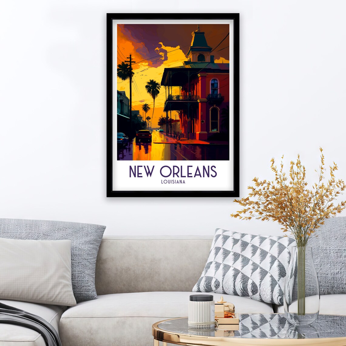 New Orleans Travel Poster, Louisiana Decor - Image 2