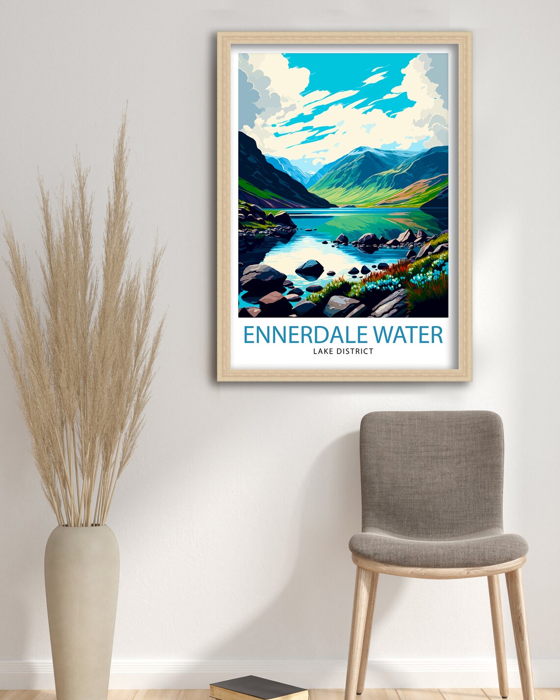 Ennerdale Water Lake District Travel Poster - Image 3
