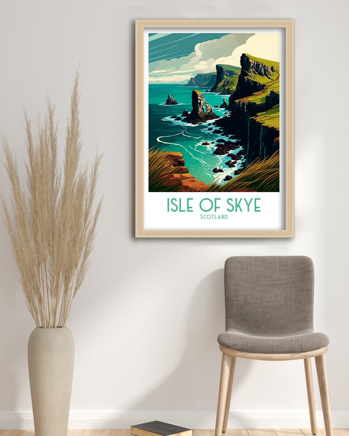 Isle of Skye Travel Poster, Scottish Highlands - Image 3