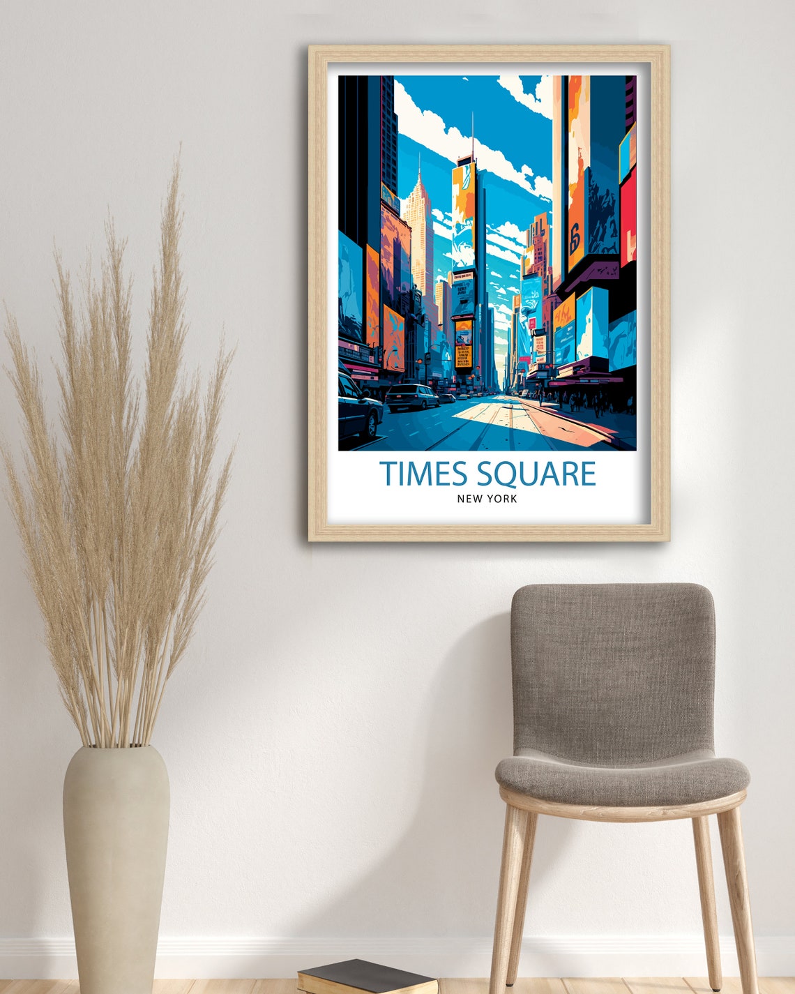 Times Square New York Colorful Billboards Street Scene Poster - Image 3