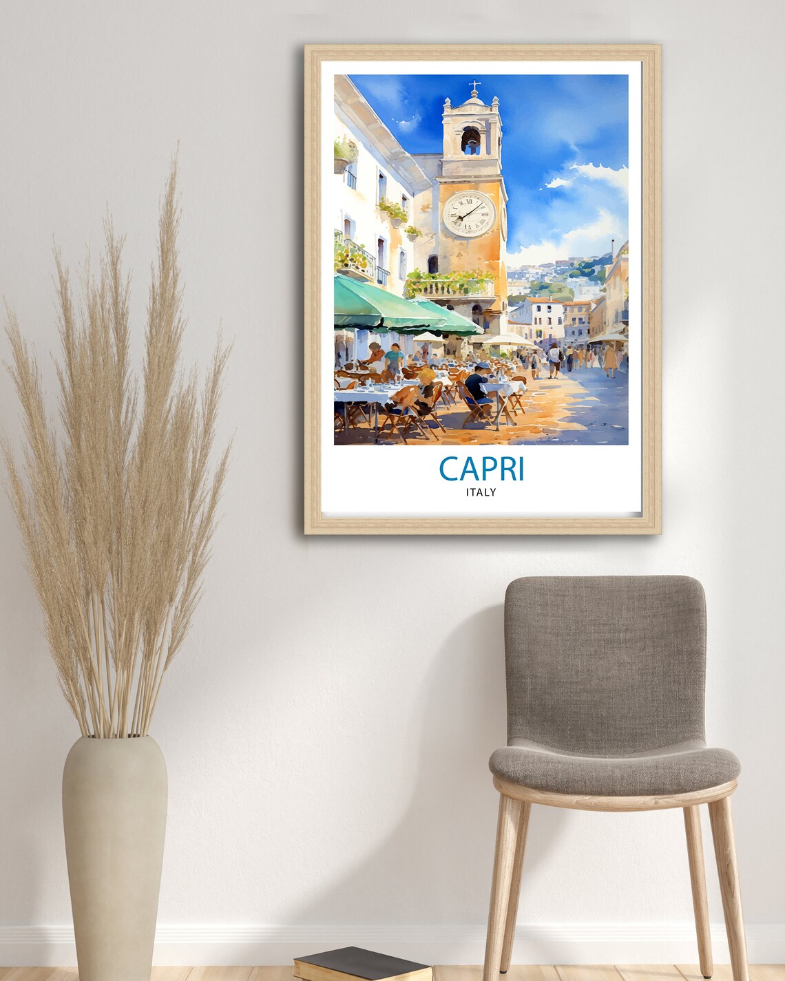 Capri Italy Travel Poster, Capri Home Decor - Image 3