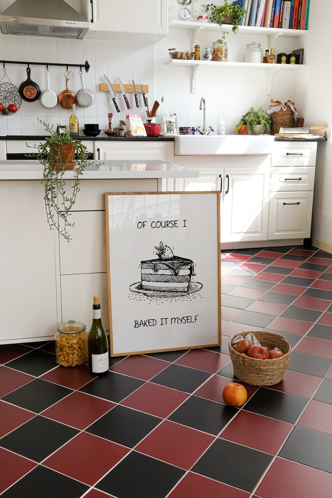 Of Course I Baked It Myself Vintage Cake Poster - Image 2