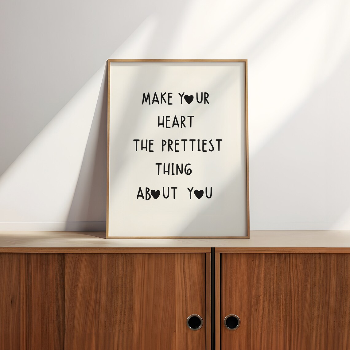 Make Your Heart The Prettiest Thing About You Quote Print - Image 2
