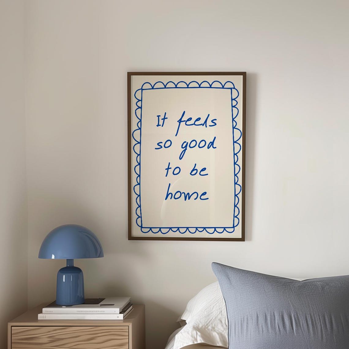 It Feels So Good To Be Home Print Above Bed Decor Affirmation Prints Living Room Art Prints Cool Art Dorm Room Art - Image 4