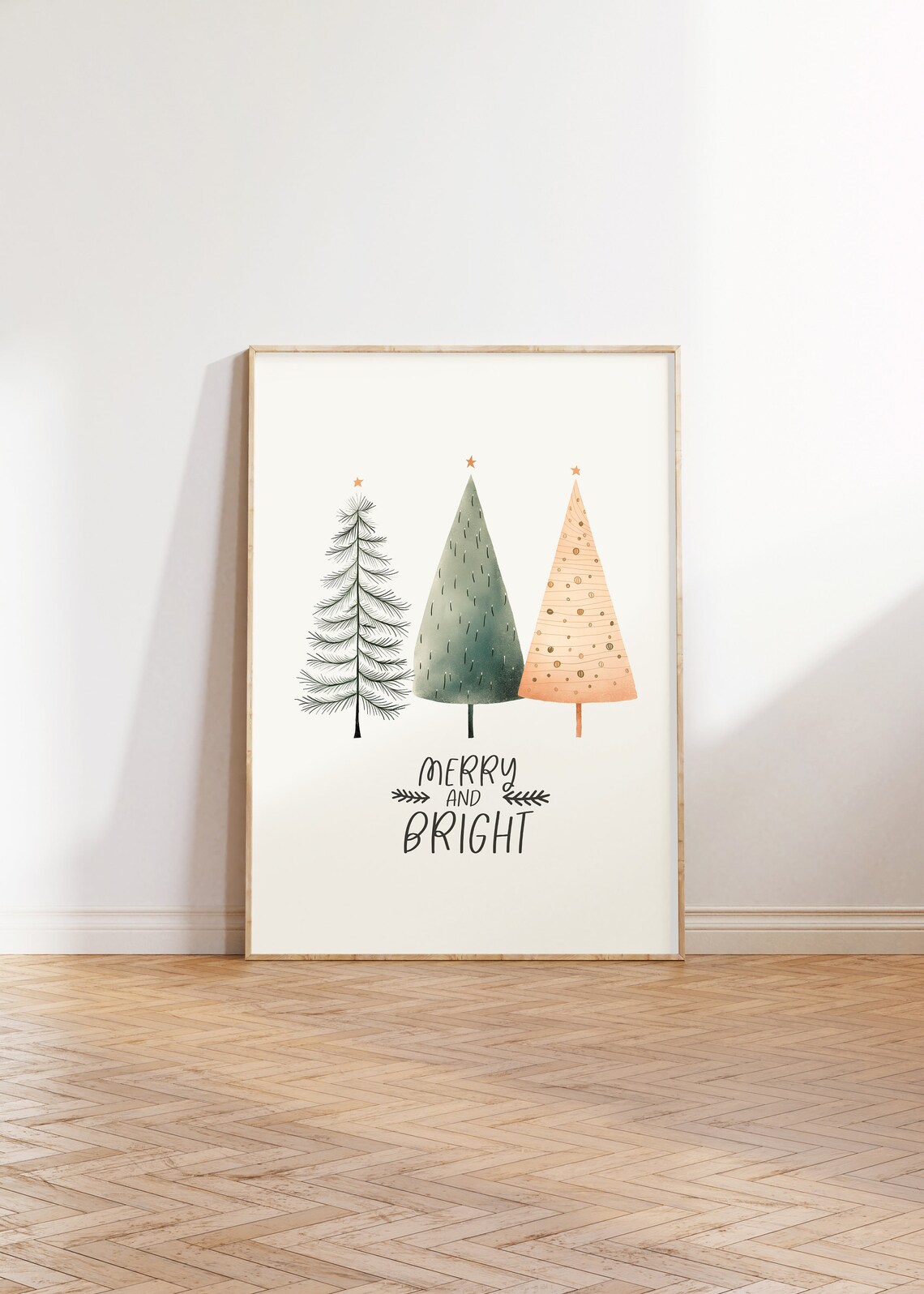 Merry And Bright Boho Holidays Christmas Decor - Image 2