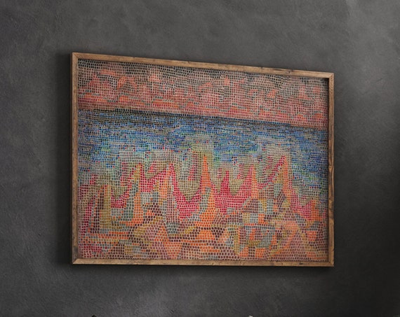Paul Klee Art Print Klippen Am Meer 1931 Abstract Surrealist Modern Home Decor Famous