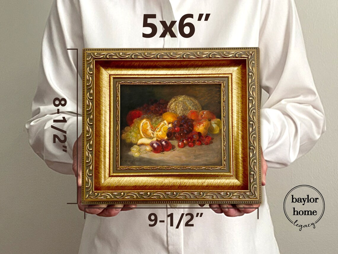 Fruit Still Life Oil Painting Art Print, Kitchen - Image 5