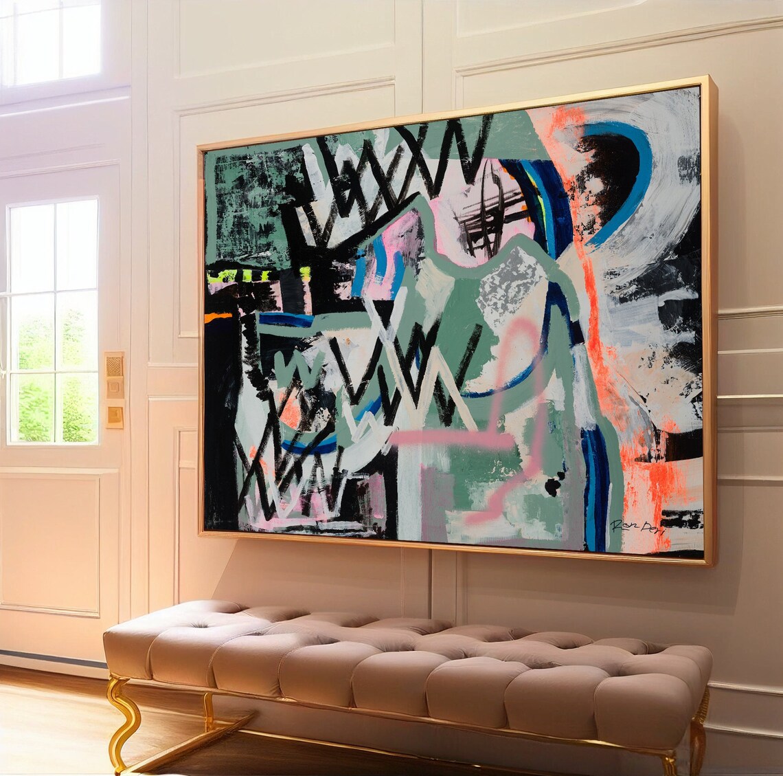 Ron Deri Abstract Composition Contemporary Art Print