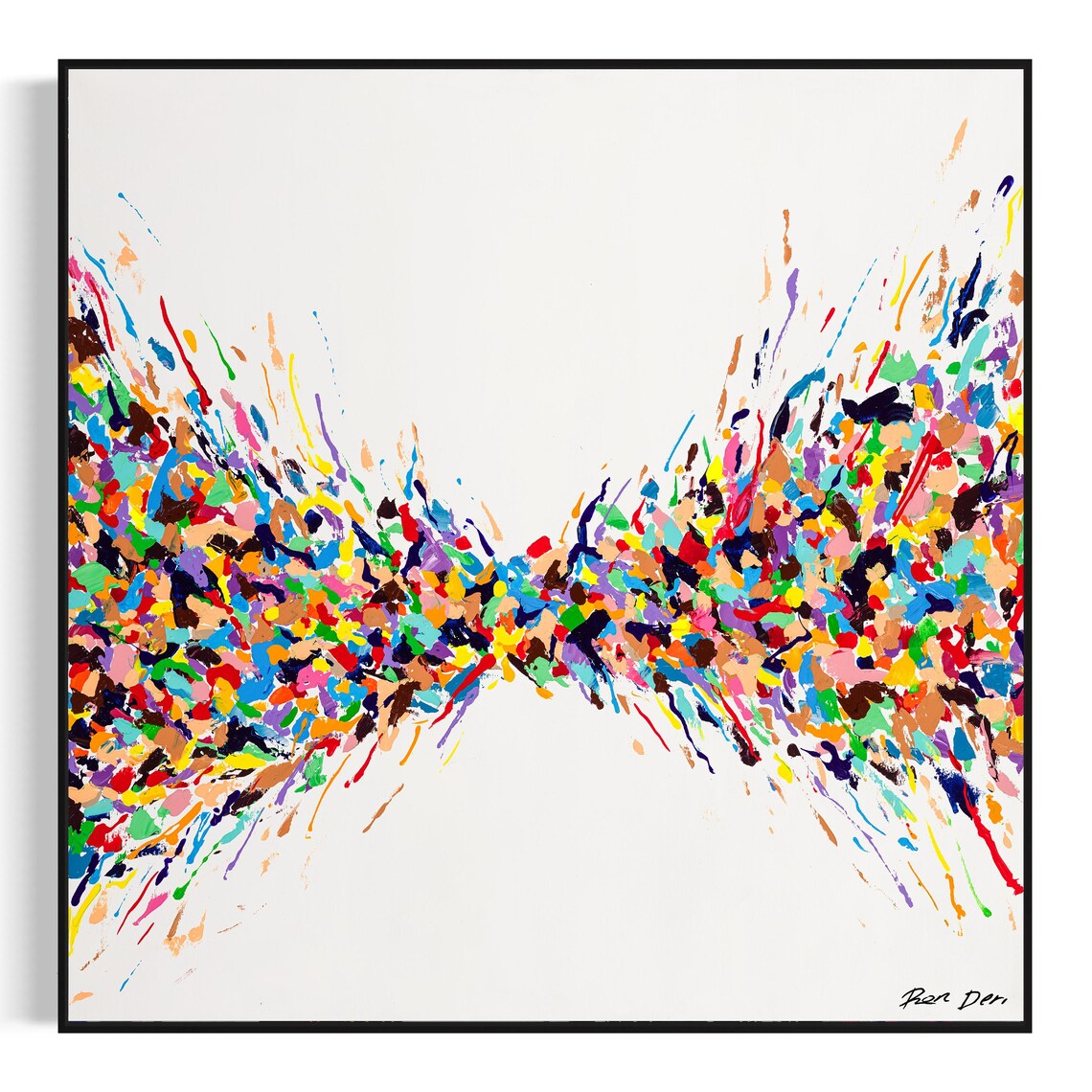 Explosion of Color Abstract Art Print, Modern Decor - Image 4