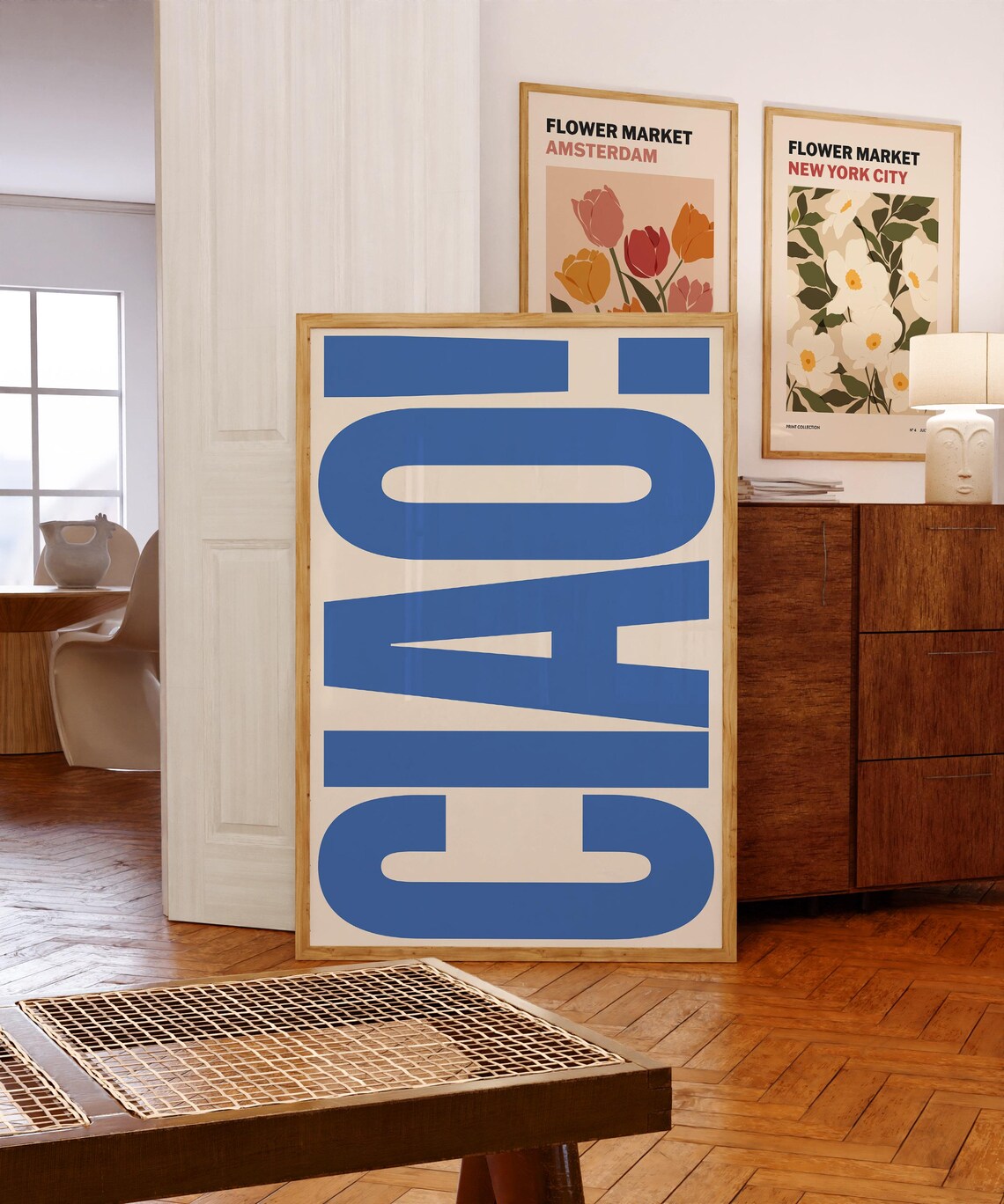 Ciao Typography Trendy Wall Art Poster