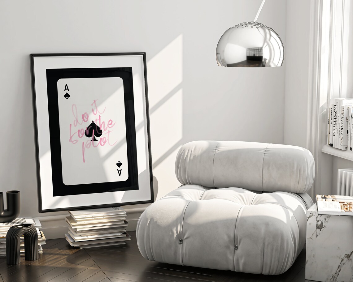 Do It For The Plot Ace Of Spades Art Print - Image 2