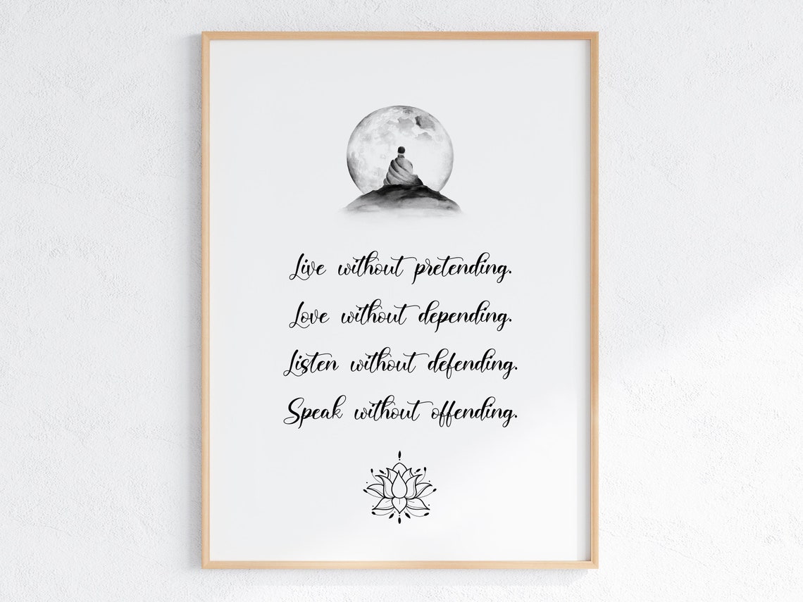 Positive Affirmation Poster Manifestation Quote Wall Art Spiritual Print Artwork