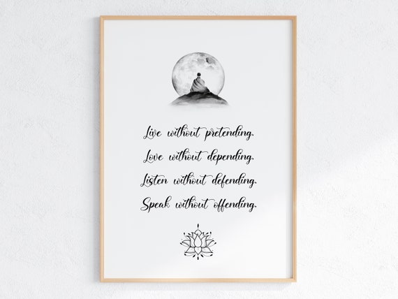Positive Affirmation Poster Manifestation Quote Wall Art Spiritual Print Artwork