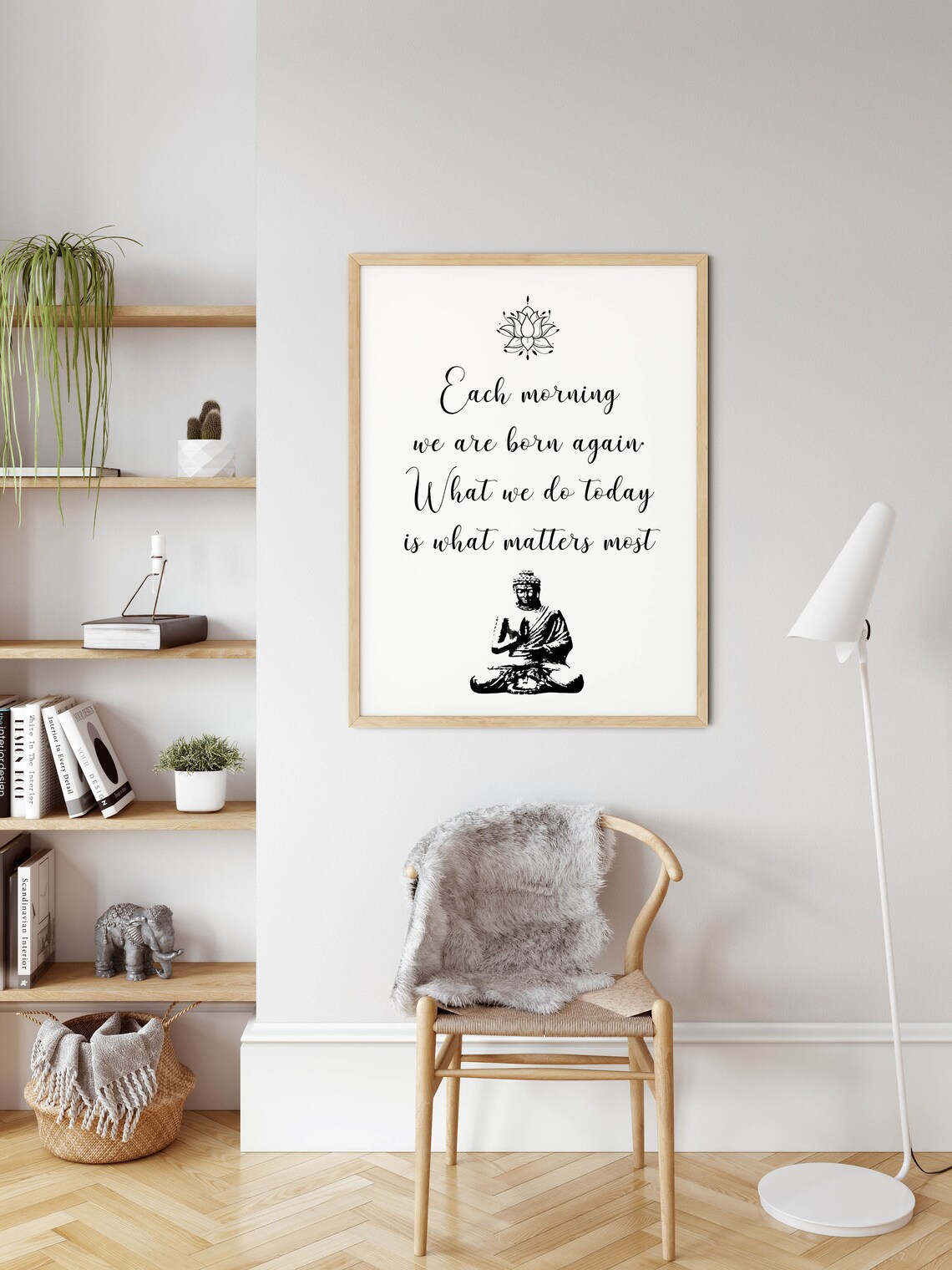 Buddha Quote About Life, Positive Mindset Art Print - Image 2