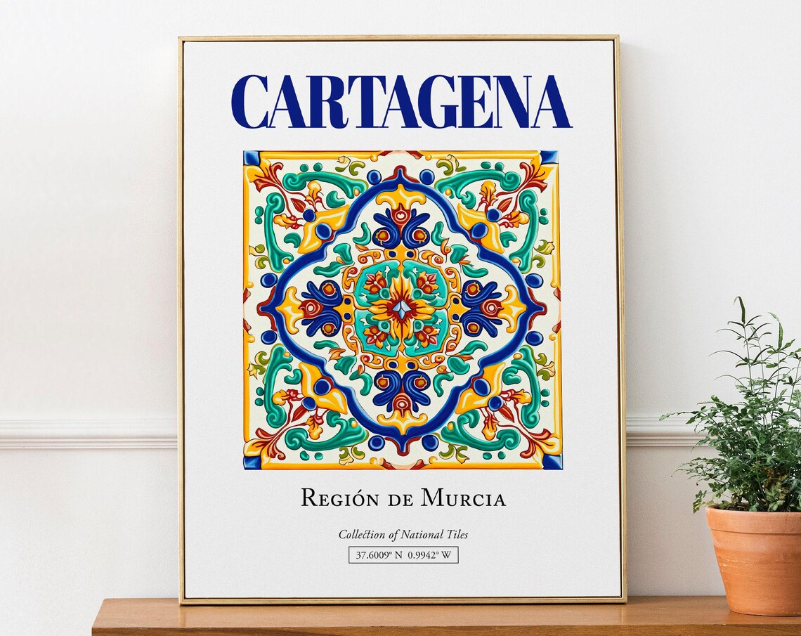 Cartagena, Region de Murcia Spain Travel Poster