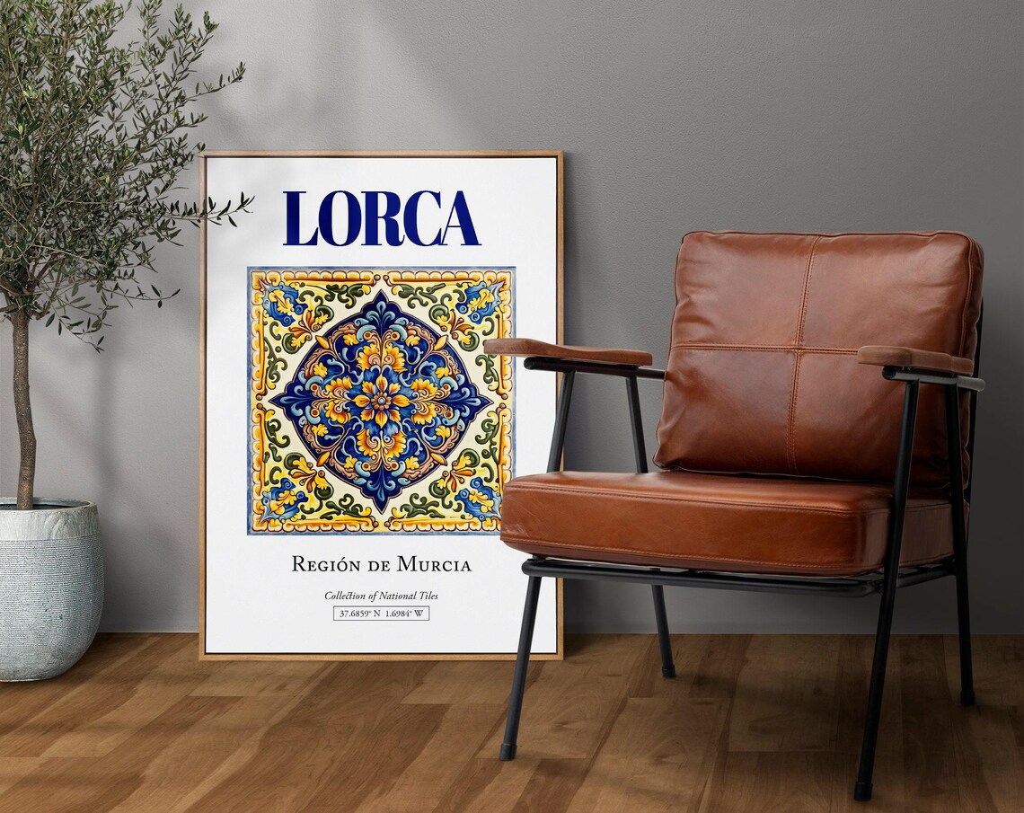Lorca Regin De Murcia Spain Traditional Tile Art Print