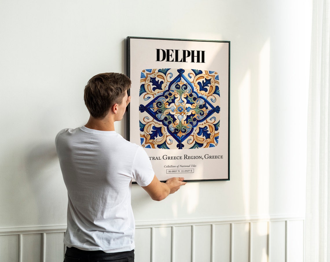 Delphi Ancient Greek Heritage Travel Poster - Image 4