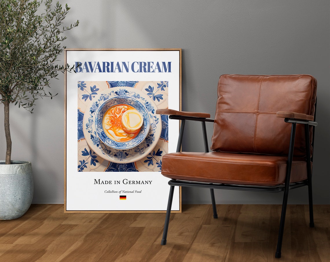 Bavarian Cream on Maiolica Tile Plate Art Print - Image 4