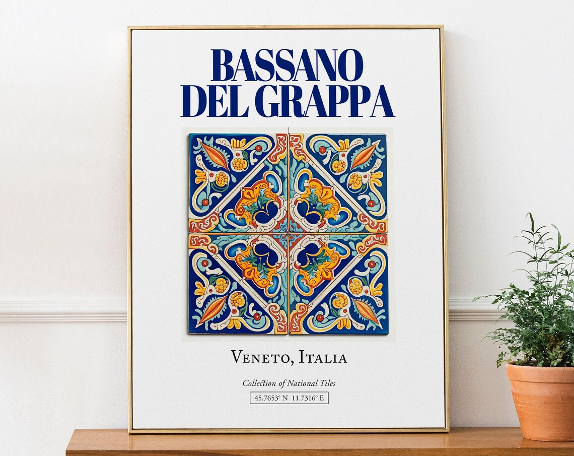 Bassano Del Grappa Veneto Italy Folk Maiolica Art Print