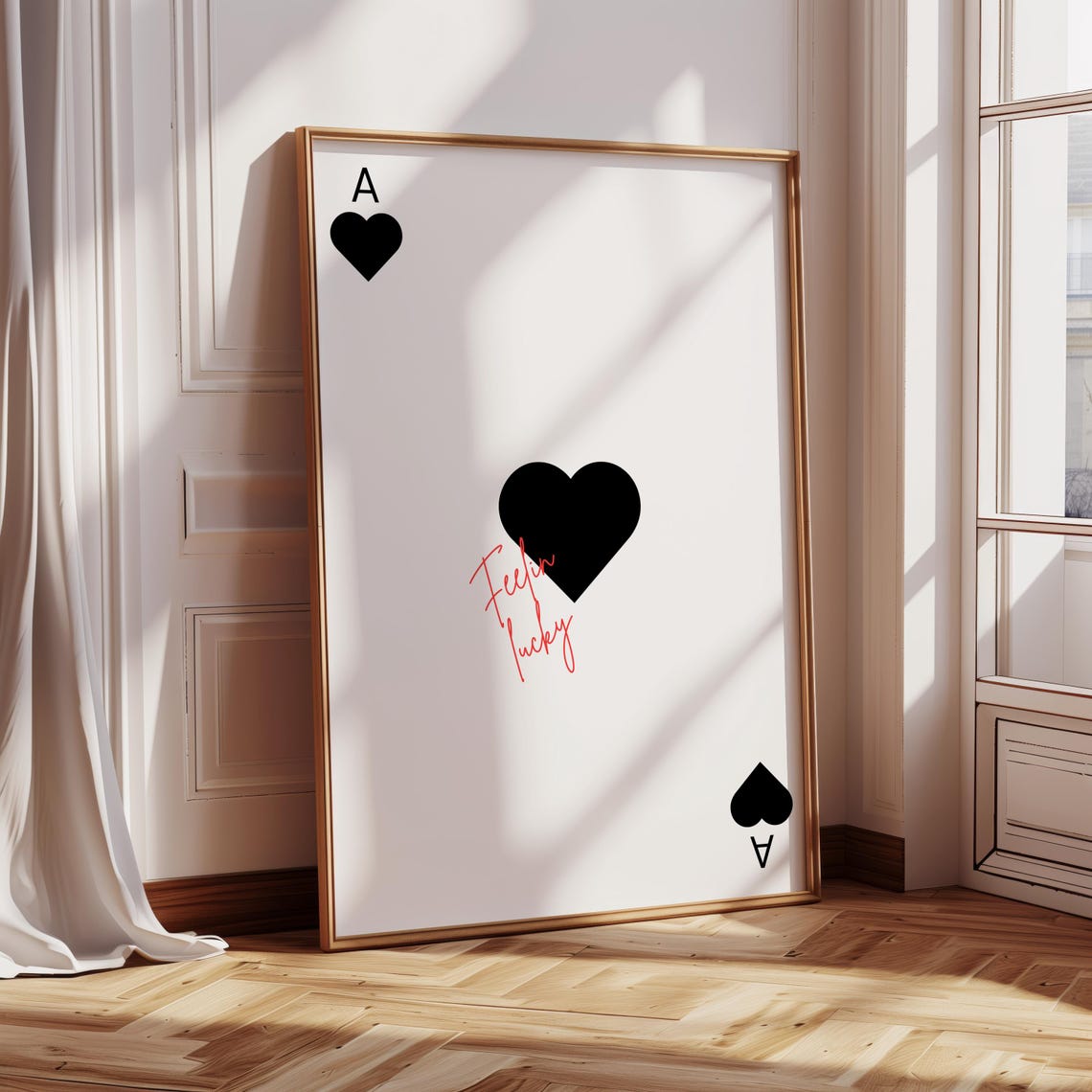 Feelin Lucky Lucky Card Design, Poster