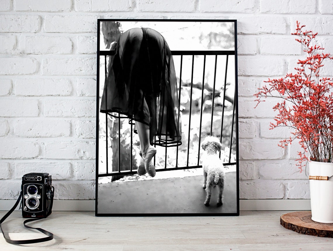 Woman In Window Print Feminist Poster Black And White Fashion Wall Art Funny Wall Art Vintage Photography - Image 2