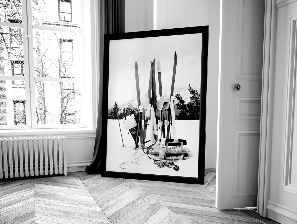 Vintage Apres Ski Poster, Ski Lodge Decor - Image 4