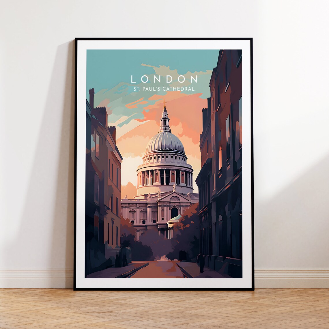 St Pauls Cathedral, London Travel Poster