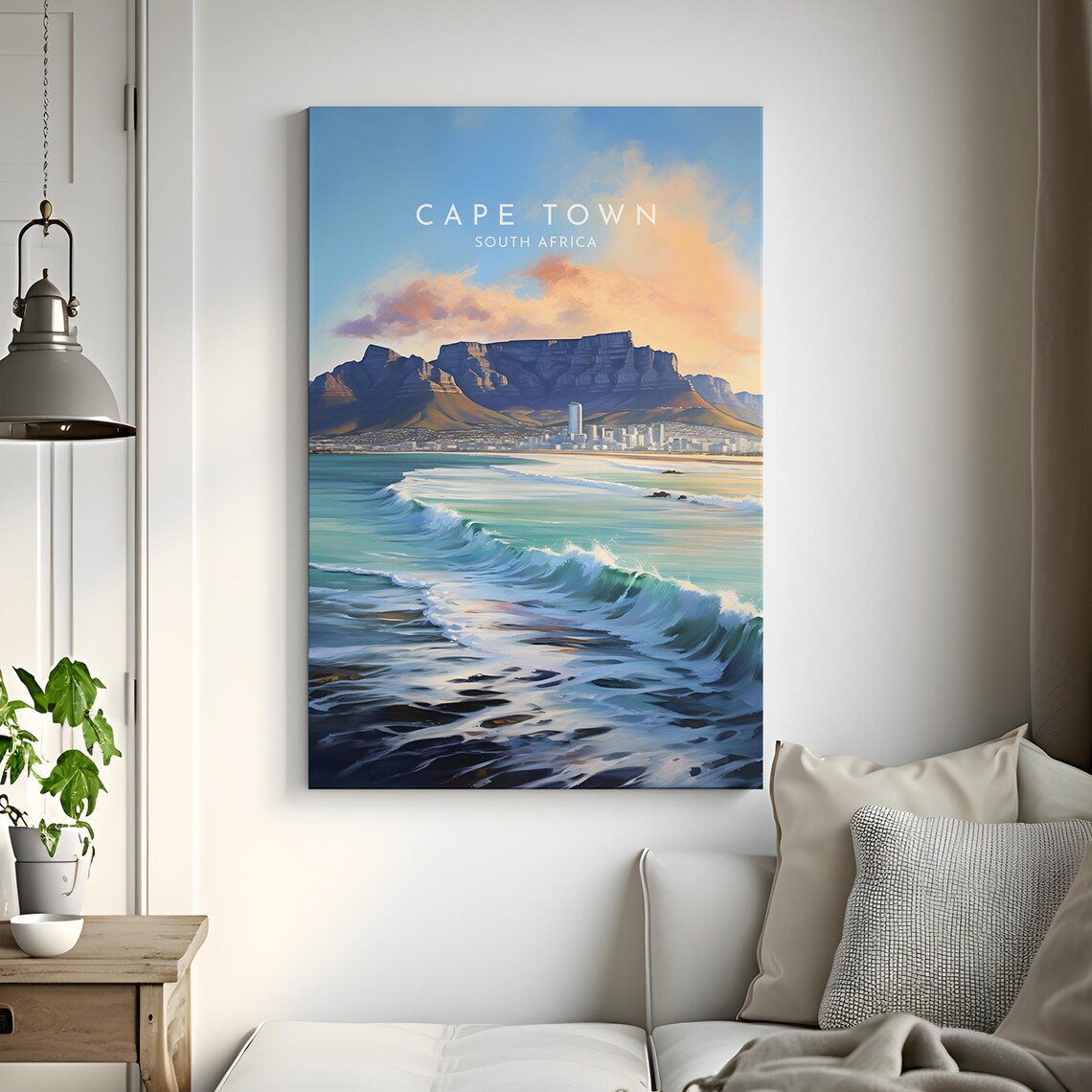 Cape Town Travel Poster, South Africa Home Decor - Image 3