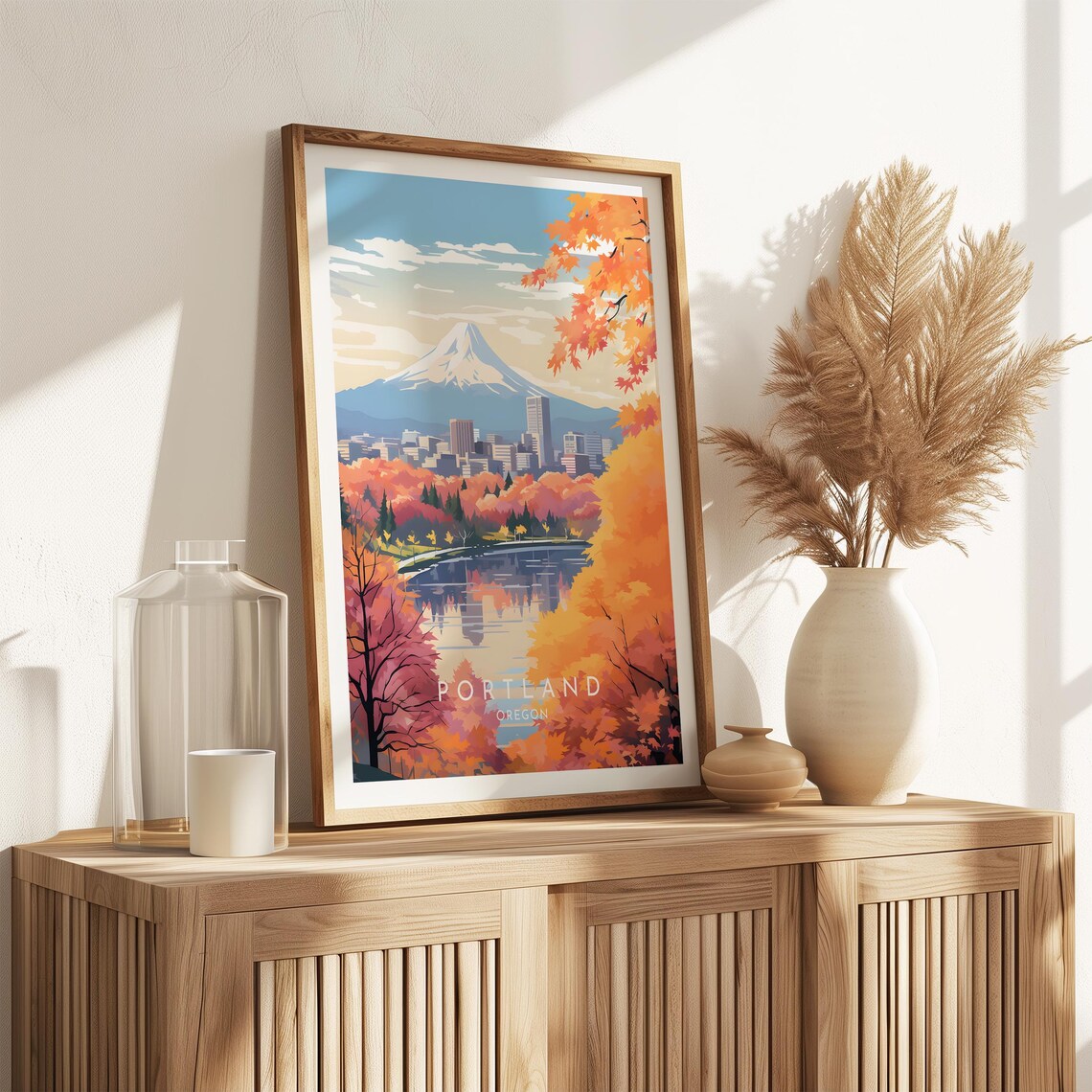 Portland Travel Poster, Oregon Home Decor - Image 2