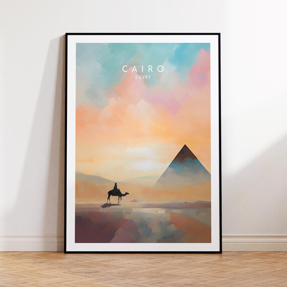 Cairo Travel Print Egypt Cairo Poster Home Decor Gift Print Or