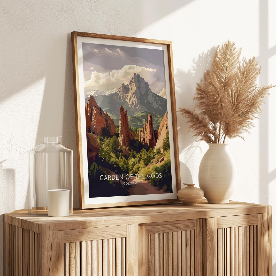 Garden Of The Gods Travel Poster, Colorado - Image 2