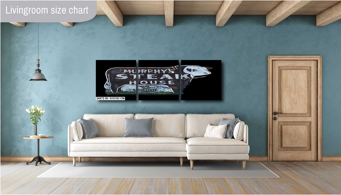 Bartlesville Skyline, Murphys Steak House Travel Poster - Image 3