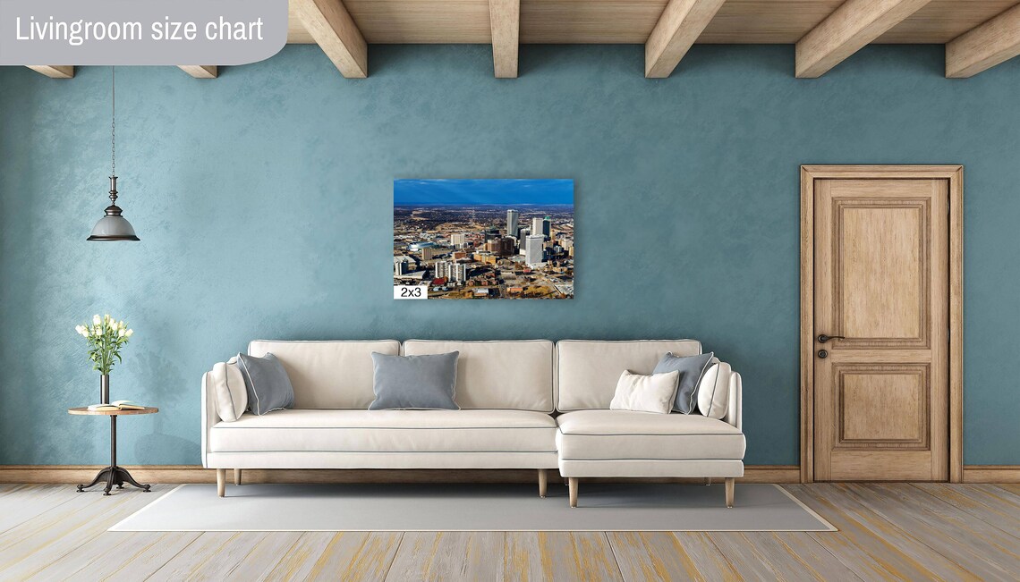 Tulsa Skyline Wall Art Tulsa Skyline Aerial Tulsa Skyline Print Tulsa Art Tulsa Print Tulsa Oklahoma Wall Art Tulsa Aerial Photo - Image 4