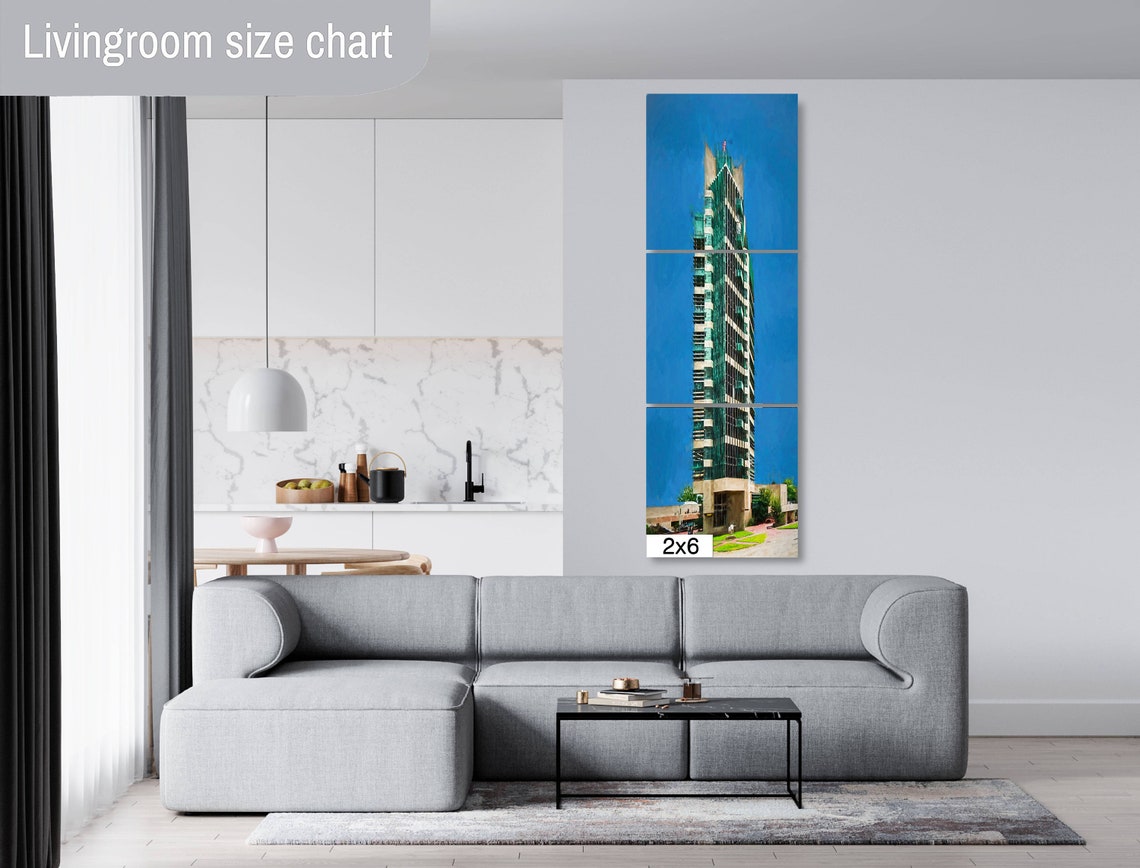 Price Tower by Frank Lloyd Wright Copper Facade Blue Sky Poster - Image 3