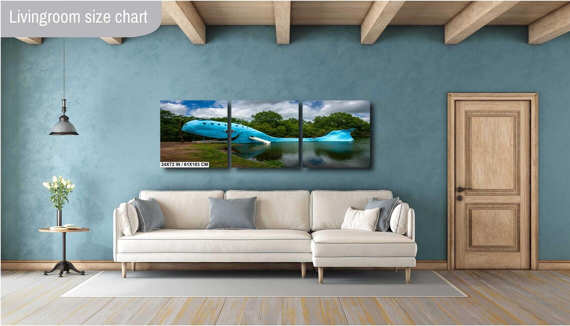 Blue Whale of Catoosa Route 66 Landmark Giant Whale Slide Poster - Image 3