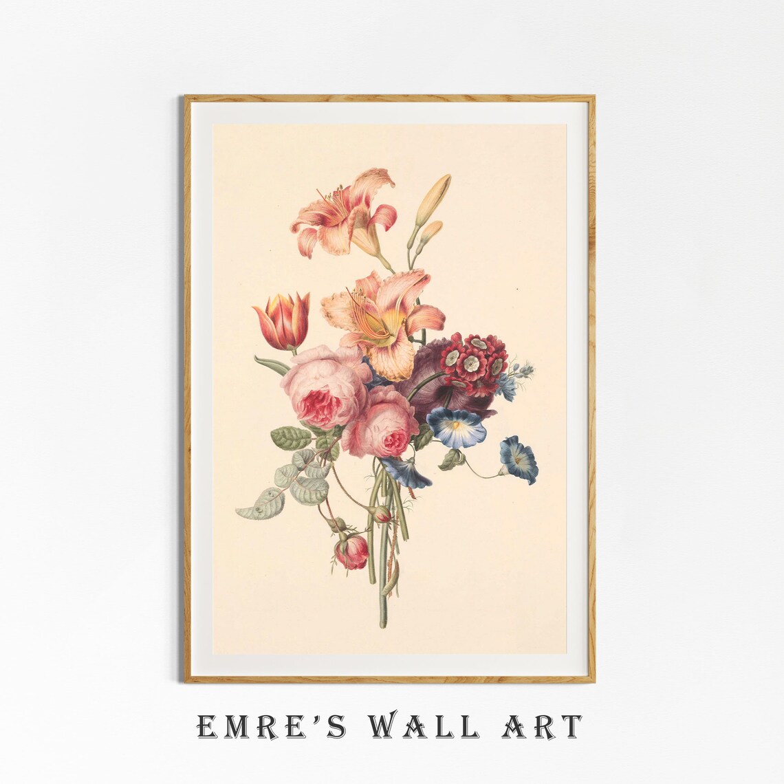 Vintage Floral Botanical Country Decor Art Print - Image 4