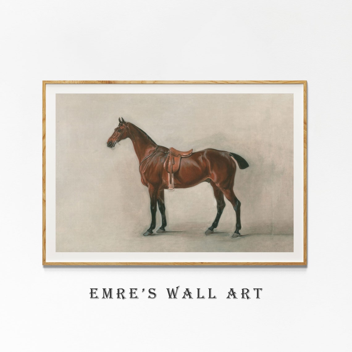 Horse Vintage Farmhouse Art Print - Image 4