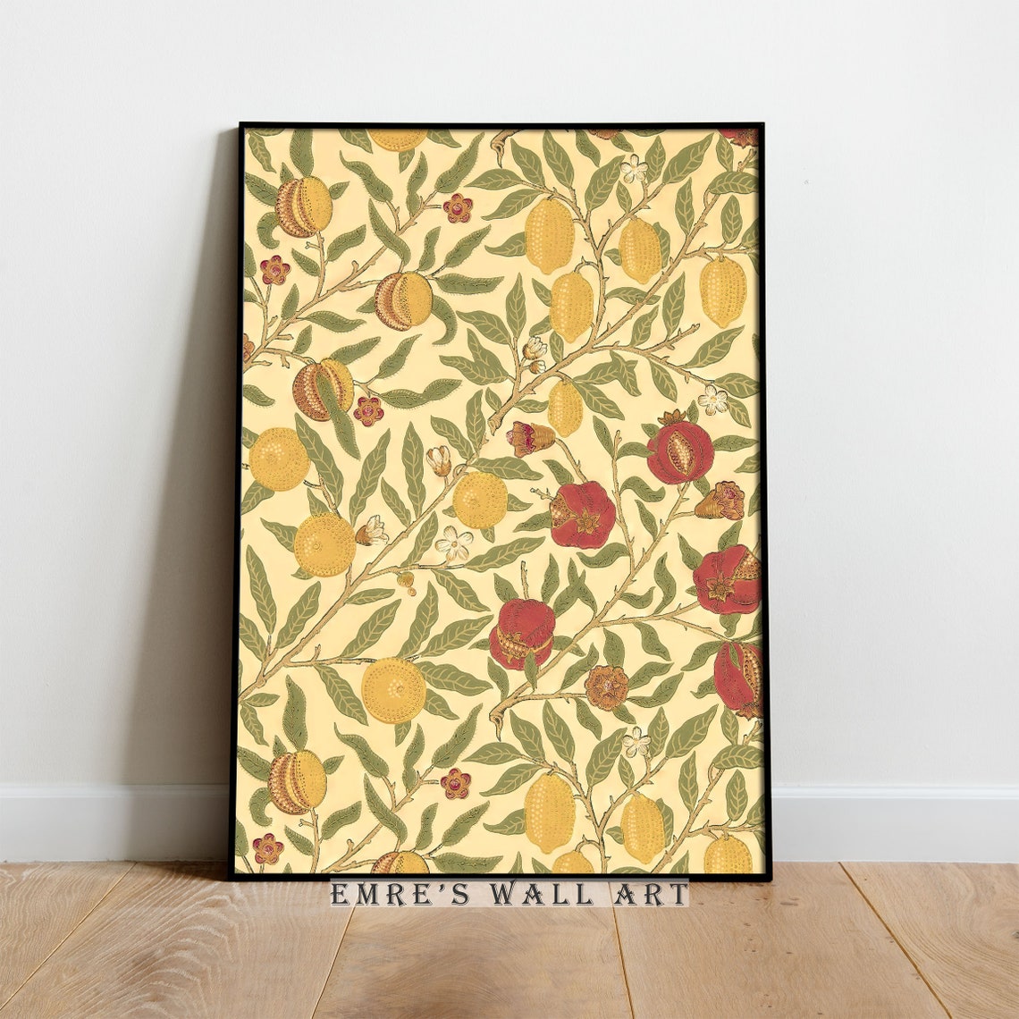 William Morris Fruit Pomegranate Wallpaper Floral Pattern Poster - Image 4