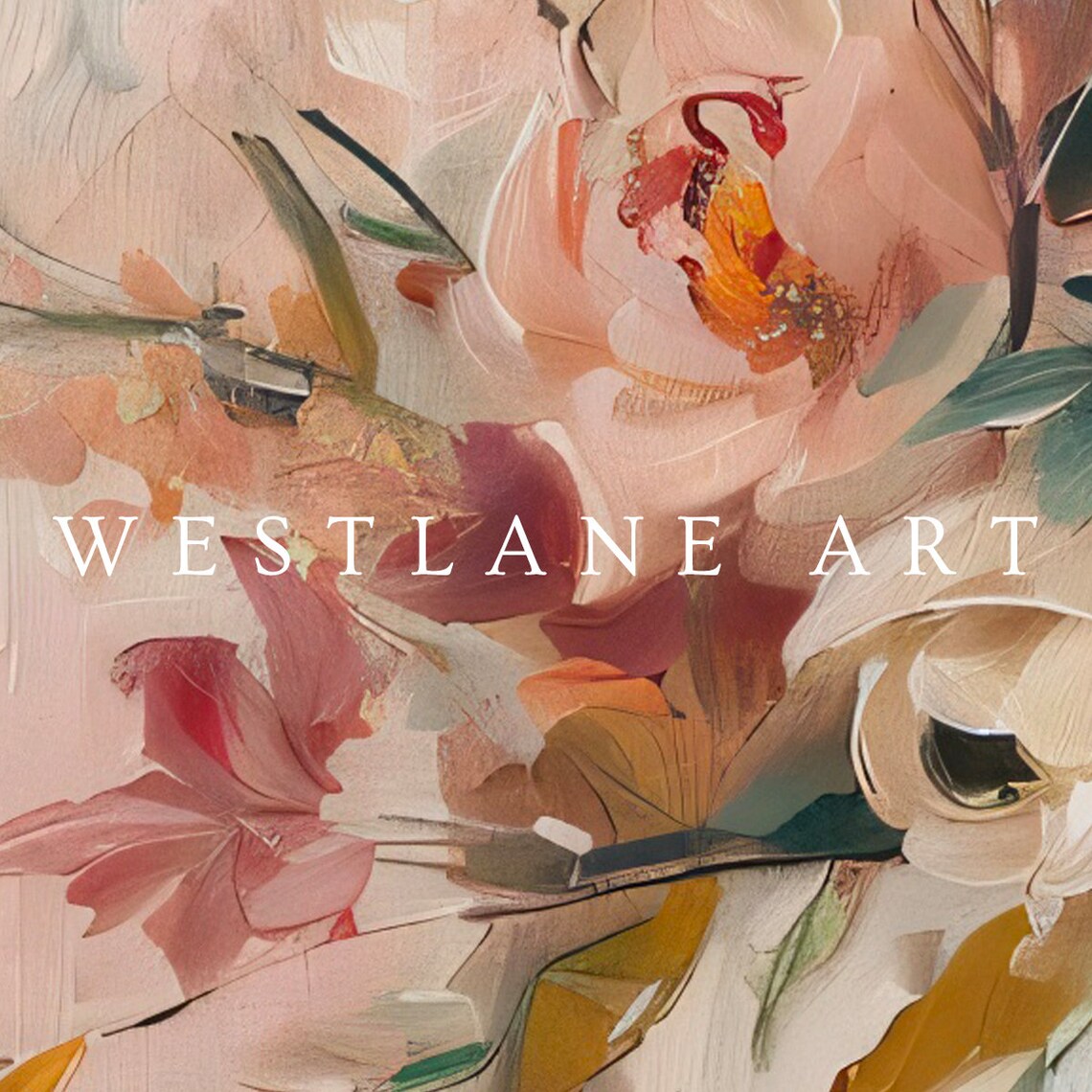 Abstract Botanical Frame Tv Art Modern Still Life Painting Coral Floral Wall Art Tvb19 - Image 2