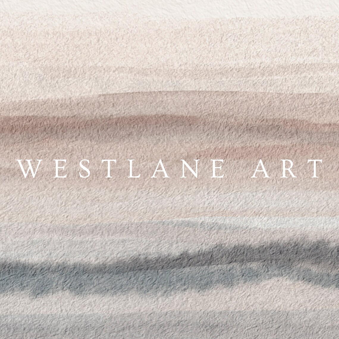 Muted Modern Landscape Minimalist Abstract Soft Horizon Art Poster - Image 2