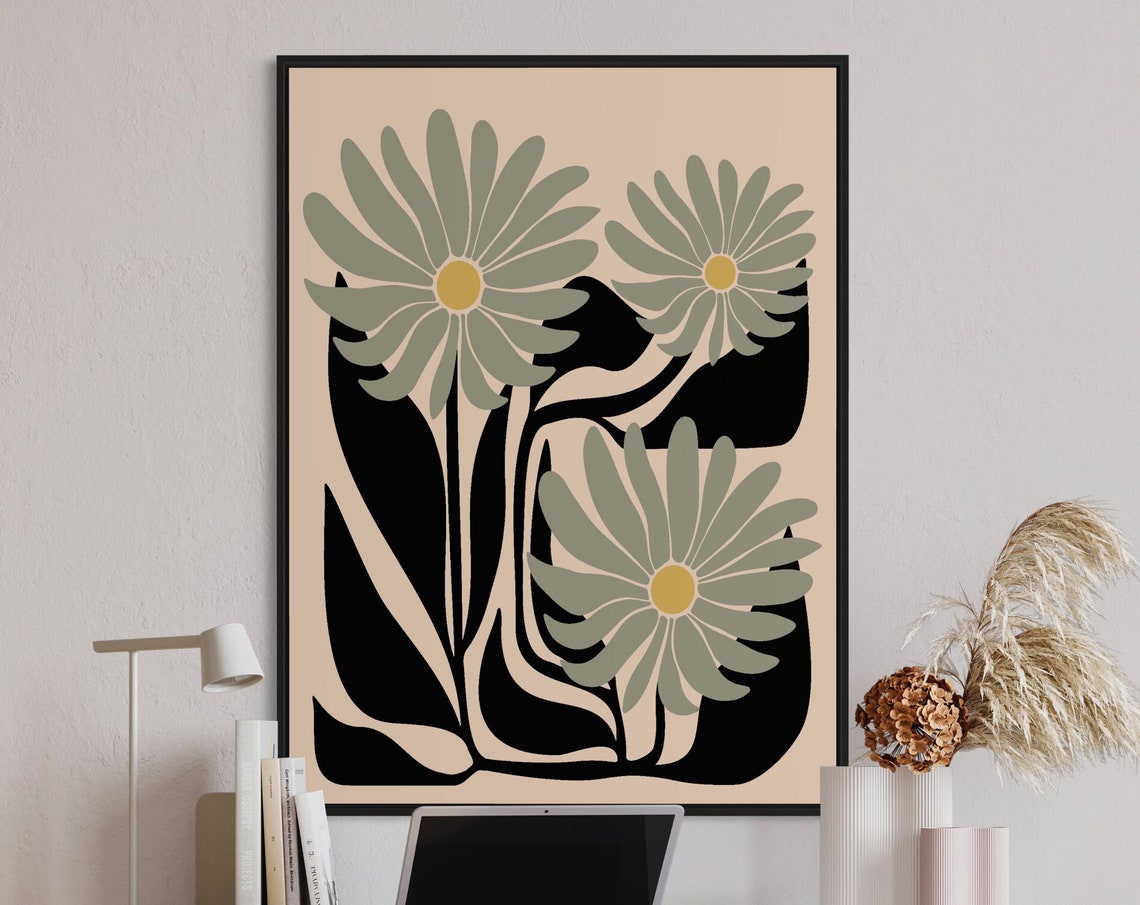 Botanical Minimal Vintage Travel Poster
