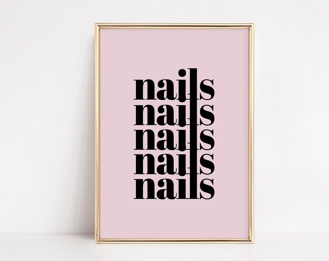 Nails Print, Nail Salon Decor for Beauty Rooms - Image 2