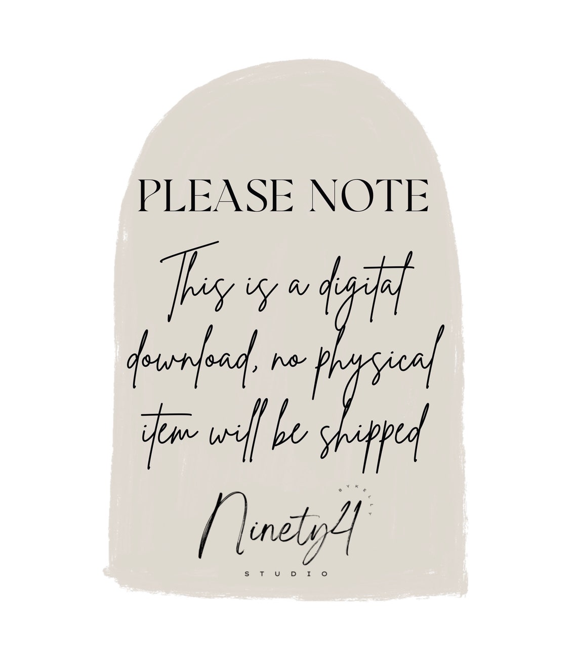 Custom Name Poster Noah Minimalist Beige Brush Script Wall Decor - Image 2