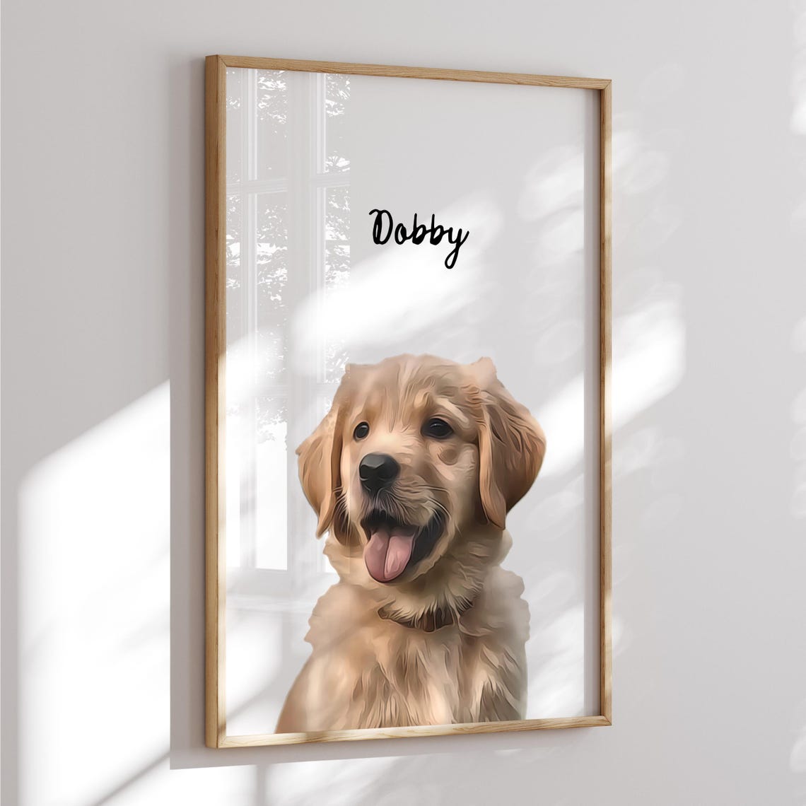 Custom Pet Portrait From Photo Custom Dog Portrait Memorial Dog Portrait Pet Owner Gift Dog Portrait Custom Painting Photo Photo Edit