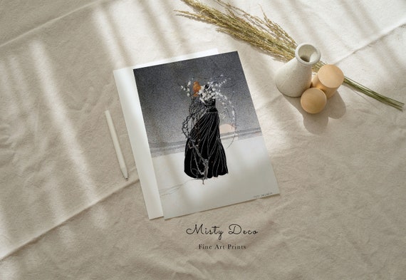 Rare The Story Of A Mother By Kay Nielsen Among Thorns Fairytale Vintage Illustration Folktale Wall Art Fairy Tale Print