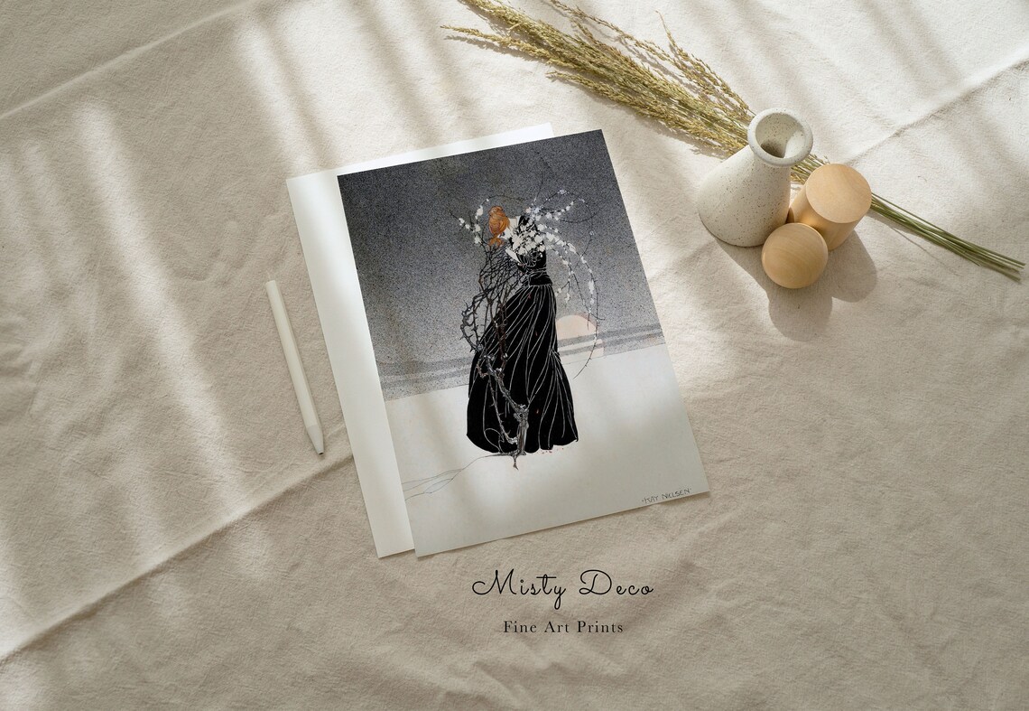 Kay Nielsen Story Of Mother Among Thorns Fairytale Art Poster