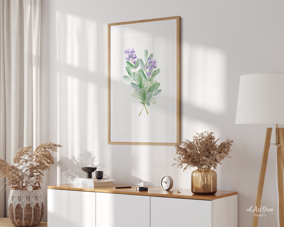 Eucalyptus Botanical Print, Botanical Wall Art - Image 2