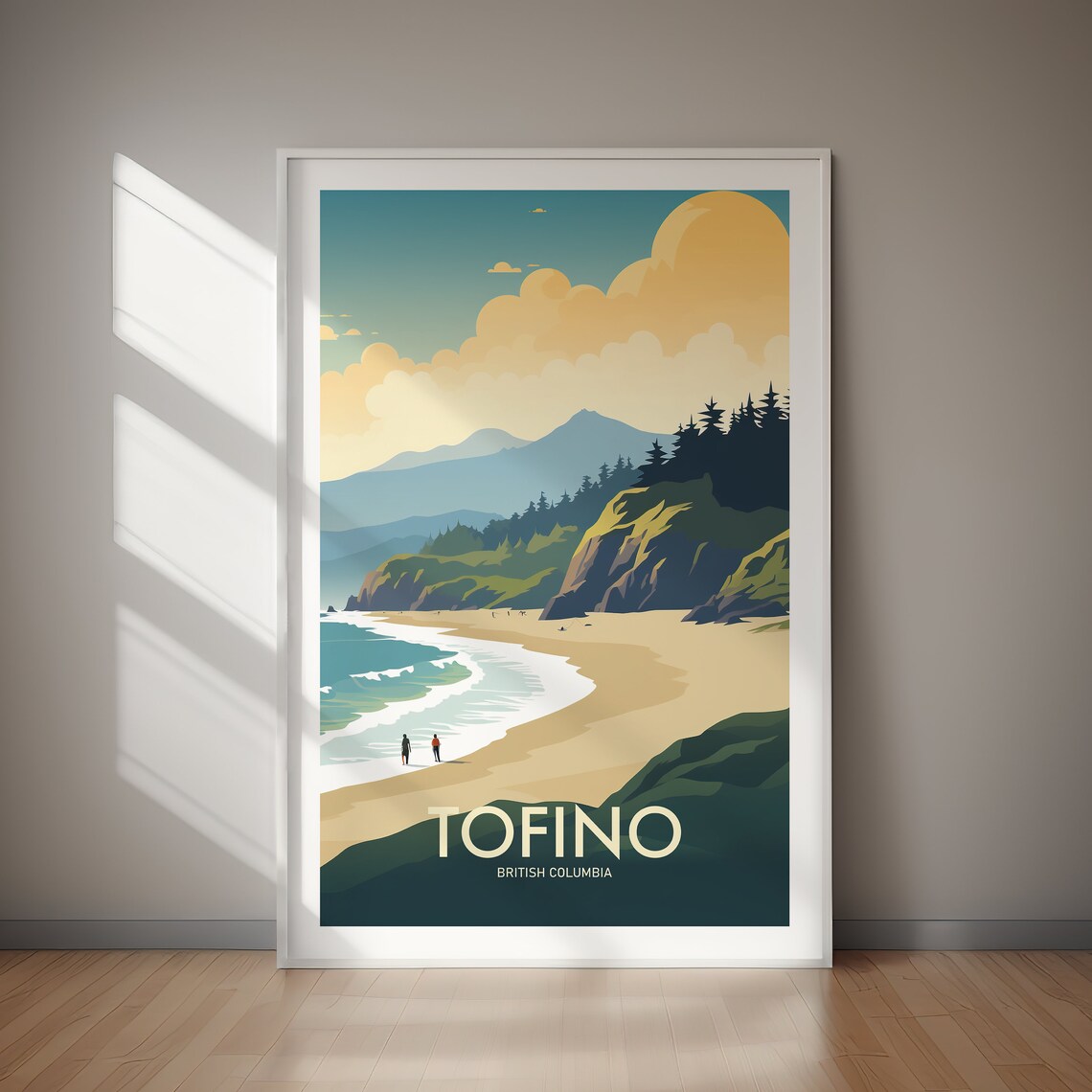 Tofino Canada Travel Poster Print, Place-Inspired Wall Art