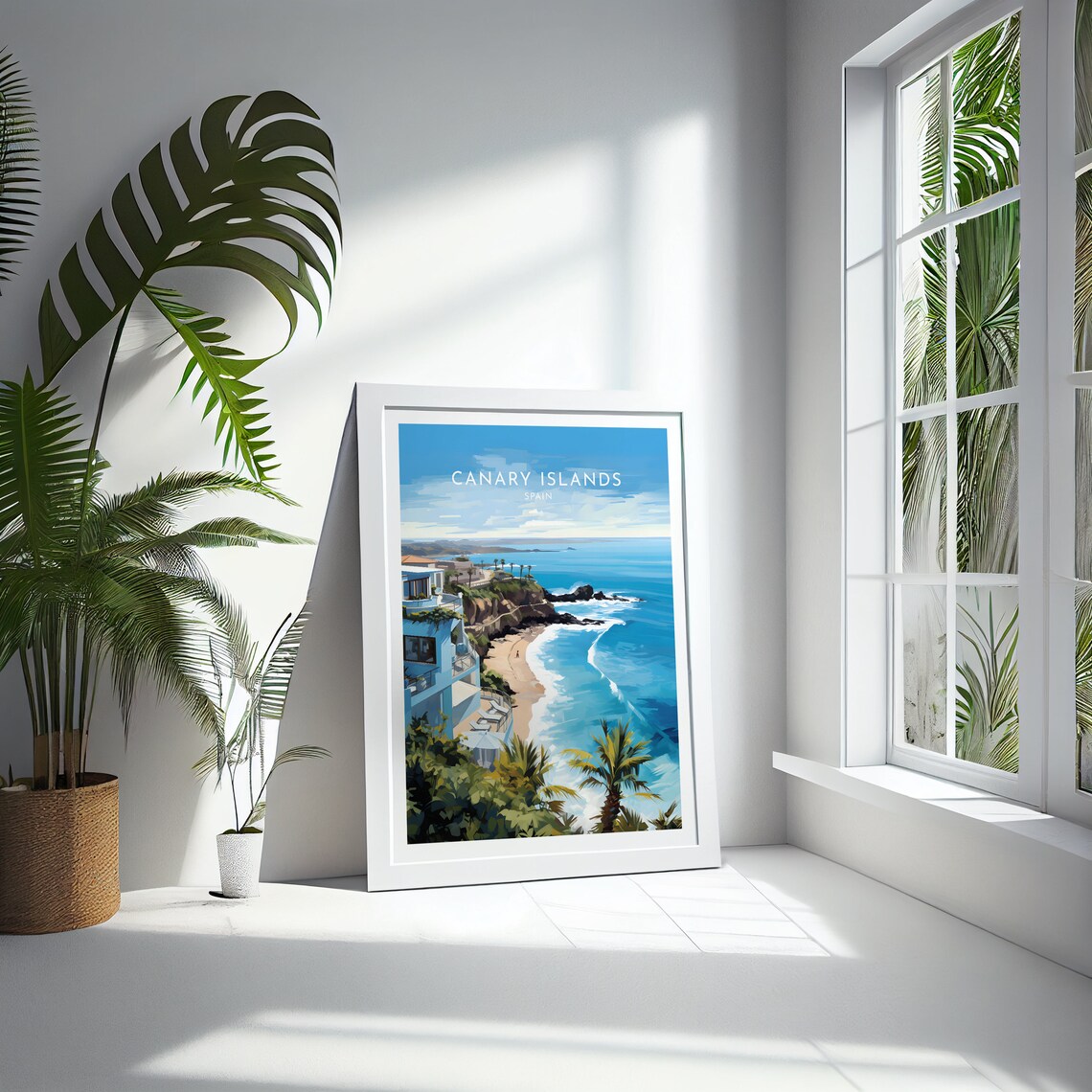 Canary Islands Travel Poster, Spain Home Decor - Image 4